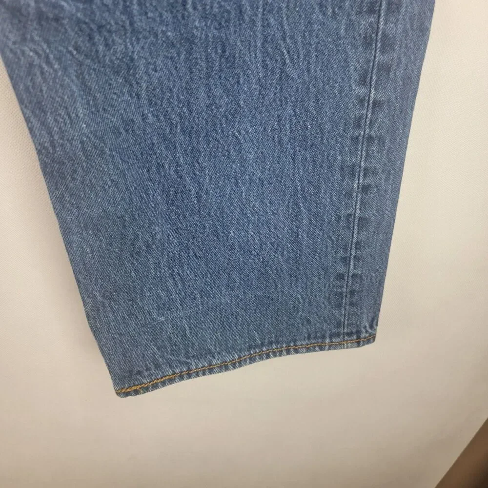 Levi's 501 XX Mens Size 40x34 Med Wash Button Fly Straight Leg Jeans
